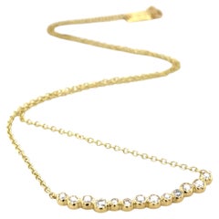 Ippolita 18k Yellow Gold Glamazon Stardust Diamond Pendant w/ 18" Chain 0.53 ct