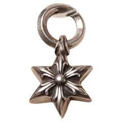 Chrome Hearts .925 Sterling Silver 6 Point Star Charm Pendant 5.1grams Authentic