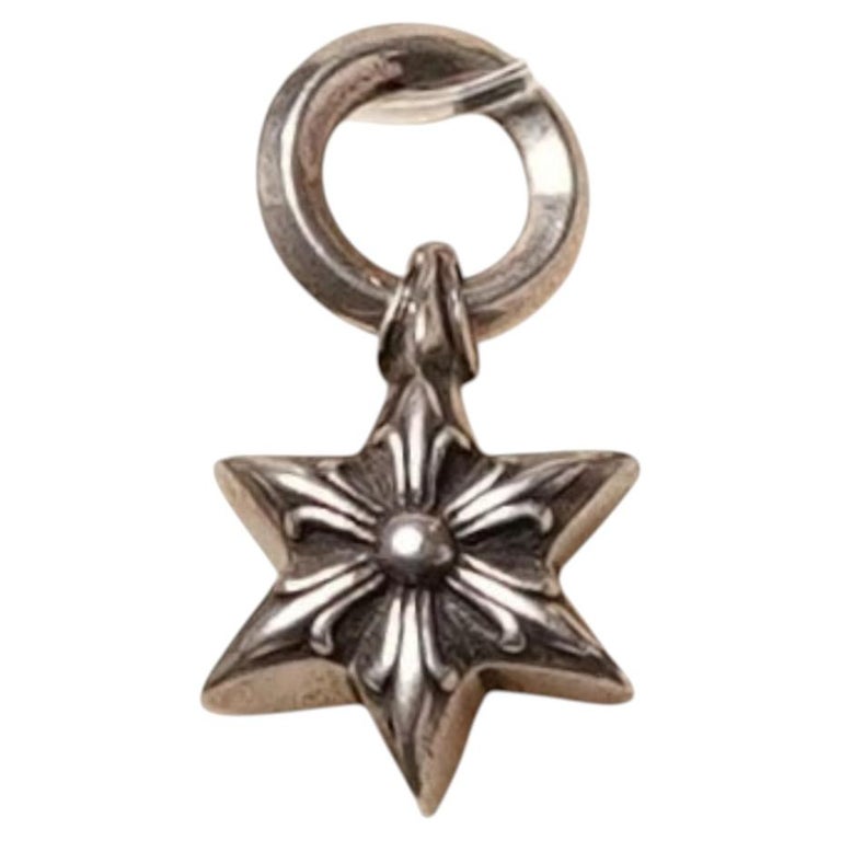 Chrome Hearts .925 Sterling Silver 6 Point Star Charm Pendant 5.1