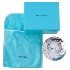 Tiffany & Co. Sterling Silver Magnolia Dish Vintage Rare With Pouch Box & Cloth