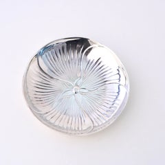 Tiffany & Co. Sterling Silver Magnolia Dish Vintage Rare With Pouch Box & Cloth