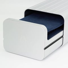 RIMOWA Watch Case Silver Aircraft-Grade Aluminum Display Box Limited Edition