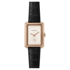 Chanel 18K Beige Gold Rose Gold Boy-Friend Watch H6589 Swiss Made 2021 Full Set
