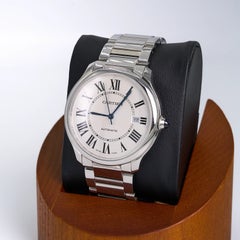 Cartier Ronde Solo De Cartrier 36mm Stainless Steel Mens Watch WSRN0012 Full Set