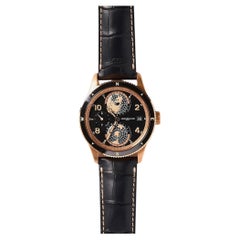 Montblanc 1858 Geosphere Everest Rose Gold World Time 42mm Automatic Men's Watch