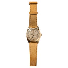 Rolex Oyster Perpetual Date 36mm 18K Yellow Gold Ref 6105 Automatic Vintage 1952