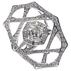 Stephen Webster Femme Fatale Diamond Spider Web Ring in 18k Gold