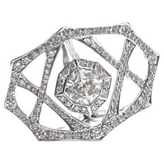 Stephen Webster Femme Fatale Diamond Spider Web Ring in 18k Gold
