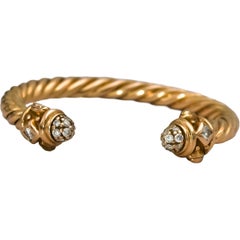 Anello DAVID YURMAN "Renaissance" in oro rosa 18k con diamante VS, 0,10 carati, misura 6,75
