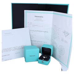 26697 Tiffany & Co. Novo 1,10 ct, D, VVS2, runder Diamant, Verlobungsring aus Platin, Größe 6