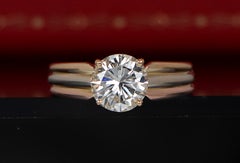 26675 Cartier Trinity Verlobungsring aus 18 Karat Roségold mit einem runden Diamanten von 1,73 g, VVS1, 5