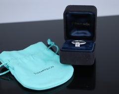 26608 Tiffany & Co Platinum 1.01ct H VS1 Lucida Diamond Engagement Ring Band 6