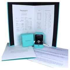 26476 Tiffany & Co Soleste Platinum 2.27 I VS1 Emerald Diamond Engagement Ring