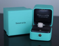 26429 Tiffany & Co Paloma Picasso 18k White Gold Pave Diamond Sugar Stacks Ring