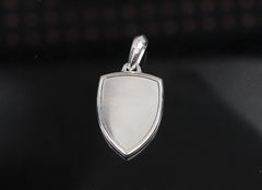 26835 David Yurman Sterling Silver Black Onyx Pave Diamond 27mm Amulet Pendant