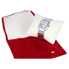 25072 Ladies Cartier Tank Francaise Stainless Steel 25mm Midsize Watch 2465