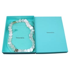 Tiffany & Co 18k Yellow Gold Angela Cummings Mother Of Pearl Black Onyx Necklace