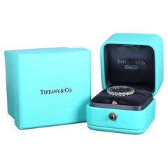26357 Tiffany & Co. Alliance « Forever Platinum » avec diamants de 1,64 ct et 3 mm, modèle « Eternity », taille 4,75