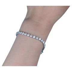 26647 Tiffany & Co Victoria Platinum 8.45ct Marquise Diamond Tennis Bracelet 7”