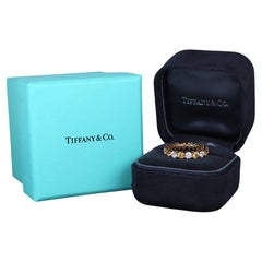 26888 Tiffany & Co Forever 18K Gold Yellow Sapphire Diamond Eternity Band 4.25