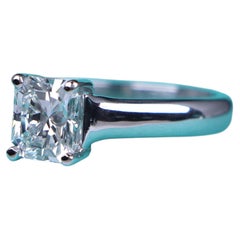 26893 Anello di fidanzamento Tiffany & Co. con diamante Lucida da 1,01 carati (GIA), F VS1, in platino, 5,25