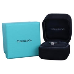 26908 Tiffany & Co Platinum 0.49ct I VVS1 Diamond Solitaire Engagement Ring 5