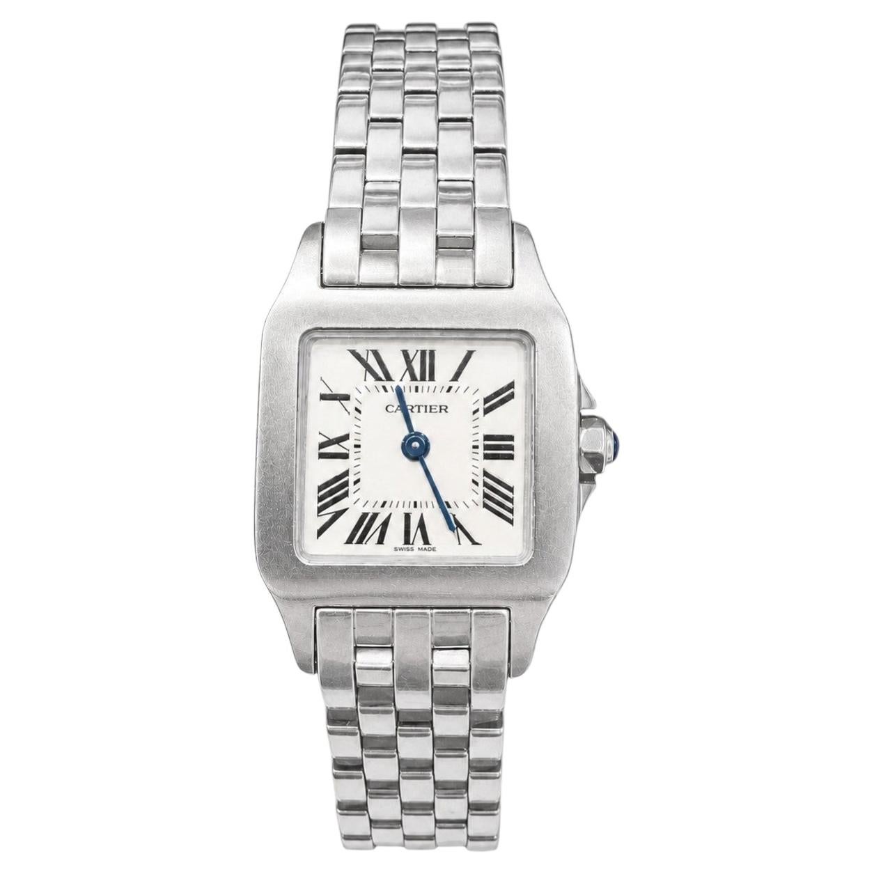 Cartier Santos Demoiselle Reference 2698 Stainless Steel 28 x 20mm Quartz Watch