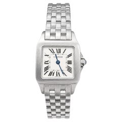 Cartier Santos Demoiselle Reference 2698 Stainless Steel 28 x 20mm Quartz Watch
