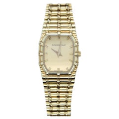 Audemars Piguet Bamboo 18K Yellow Gold 1980's Quartz Bracelet Watch