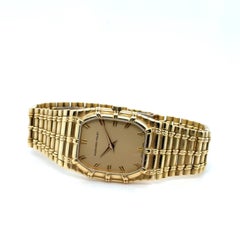 Audemars Piguet Bamboo 18K Yellow Gold 1980's Quartz Bracelet Watch