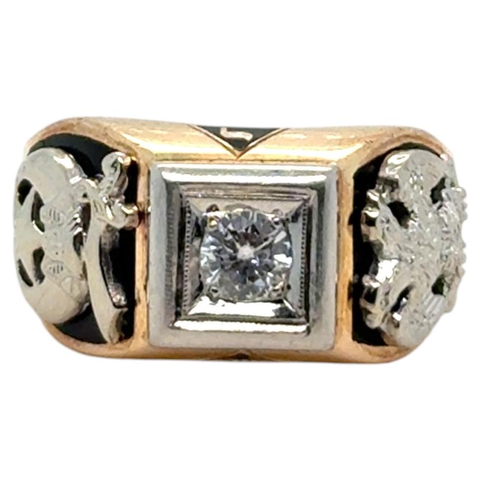 What does a black Masonic ring mean?