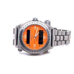 Breitling Emergency Titanium Orange Dial 43mm E56321