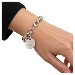 Tiffany & Co. Return to Tiffany Round Tag Bracelet in Sterling Silver