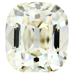 5.01 Carat Old Miner Cut Diamond, O-P Color, SI1 Clarity
