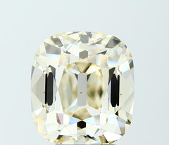 5.01 Carat Old Miner Cut Diamond, O-P Color, SI1 Clarity