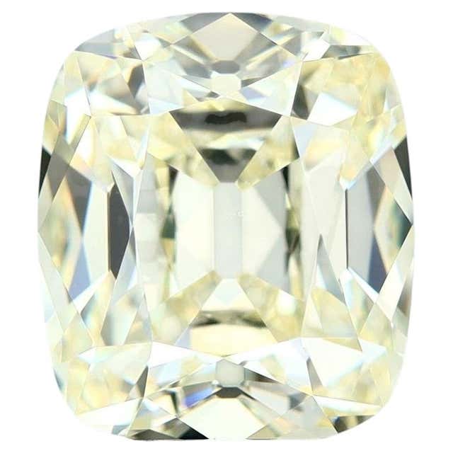 Object Color Counter 3.12 Carat Old Miner Cut Diamond, O-P Color, SI1 Clarity For Sale at ...