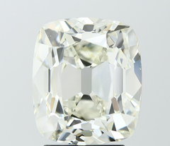 3.46 Carat Old Miner Cut Diamond – K Color, VS2 Clarity, GIA Certified