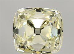 4.28 Carat Old Miner Cut Diamond, O-P Color, SI1 Clarity