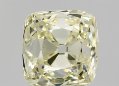 4.27 Carat Old Miner Cut Diamond, W-X Color, VS2 Clarity