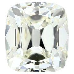 4.12 Carat Old Miner Cut Diamond – N Color, VS1 Clarity