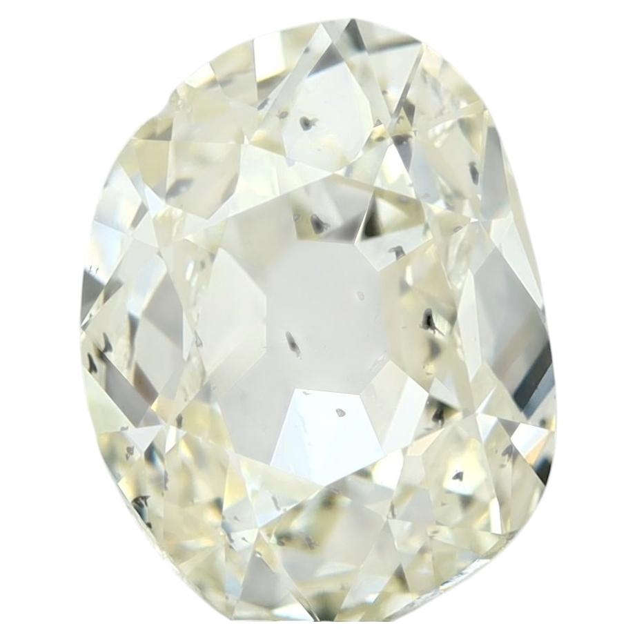 3.12 Carat Old Miner Cut Diamond, O-P Color, SI1 Clarity For Sale at ...