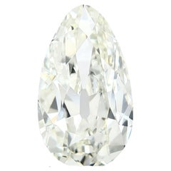 3.01 Carat PEAR OLD MINER - J Color, VS2 Clarity (C2726-7A)