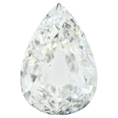 5.01 Carat PEAR OLD MINER - H Color, SI1 Clarity, GIA Certified (C2713-3A)