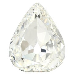 4 Carat PEAR OLD MINER - H Color, VS1 Clarity, GIA Certified (C2713-6A)