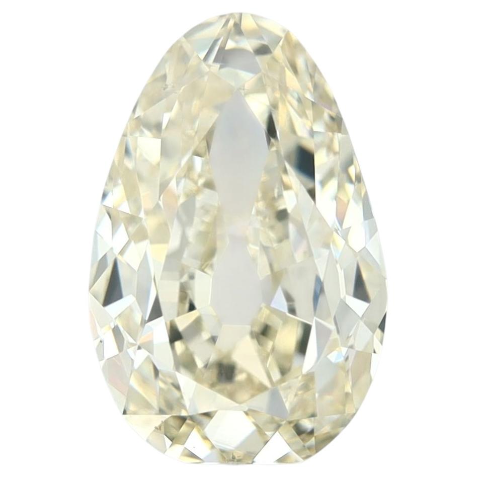 1.57 Carat PEAR OLD MINER - G Color, VVS2 Clarity (C2533-46A) For Sale ...