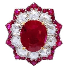 Ruby Solstice - Natural Burma Mogok Ruby No Heat Pigeon's Blood GRS Cert Ring