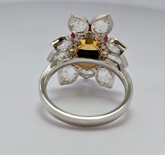 Scarlet Crown - Natural Burma Ruby Vivid Red Pigeon's Blood GRS Certified Ring