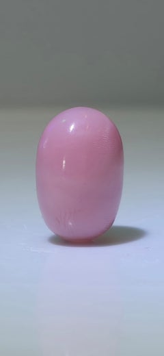 Perle de conque reine – Extrêmement rare dans cette taille, cette couleur et ce motif flammé