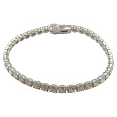 Symphony of Light - Brilliant Cut Diamonds set in Bracelet in 18K Unique setting