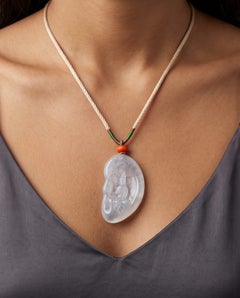 Handmade Type A Burmese Jade Pendant Necklace by HARENE JEWELS